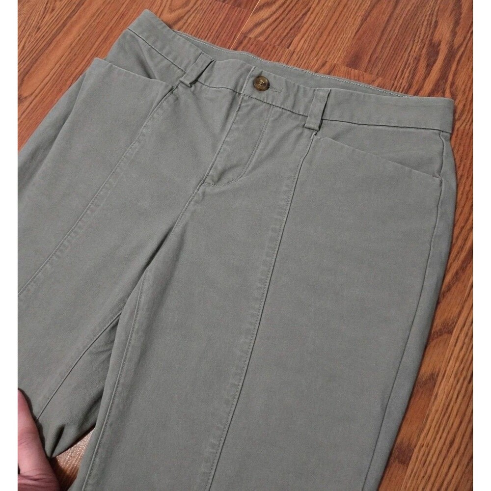 Duluth Trading Co Women's 10x31 Gray Stretch Pants 97% Cotton - Picture 4 of 6